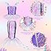 Meland Mermaid Dress - Little Mermaid Costume with Bag for Girls 3-10, Princess Dress Up Clothes for Birthday Gift, Halloween Costume for Toddler Kids 3,4,5,6,7,8,9,10 Years Old