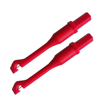 2pcs Ribbon Probe Multimeter Piercing Needles Insulation Wire Piercing Circuit Testing Tools