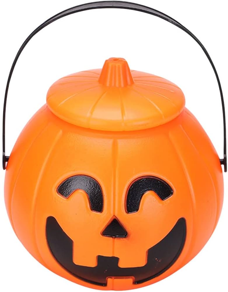 Amazon.co.jp: プラスチック製カボチャバケツ 2 個 ハロウィン