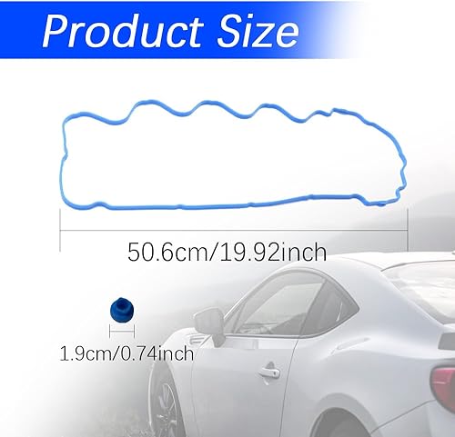 Miniatura 2 de Juego de juntas de tapa de válvula de cabeza del motor, junta de válvula con 29 ojales compatibles con Ford Expedition Explorer F150 F250 F350, para