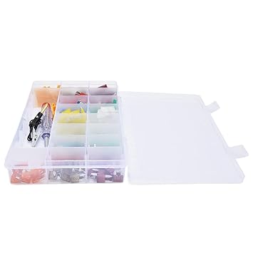 Blade Fuse Replacement, Medium Small Size Fuses Multiple Types Aluminum Alloy Insert 5-40A for Electrical Equipments