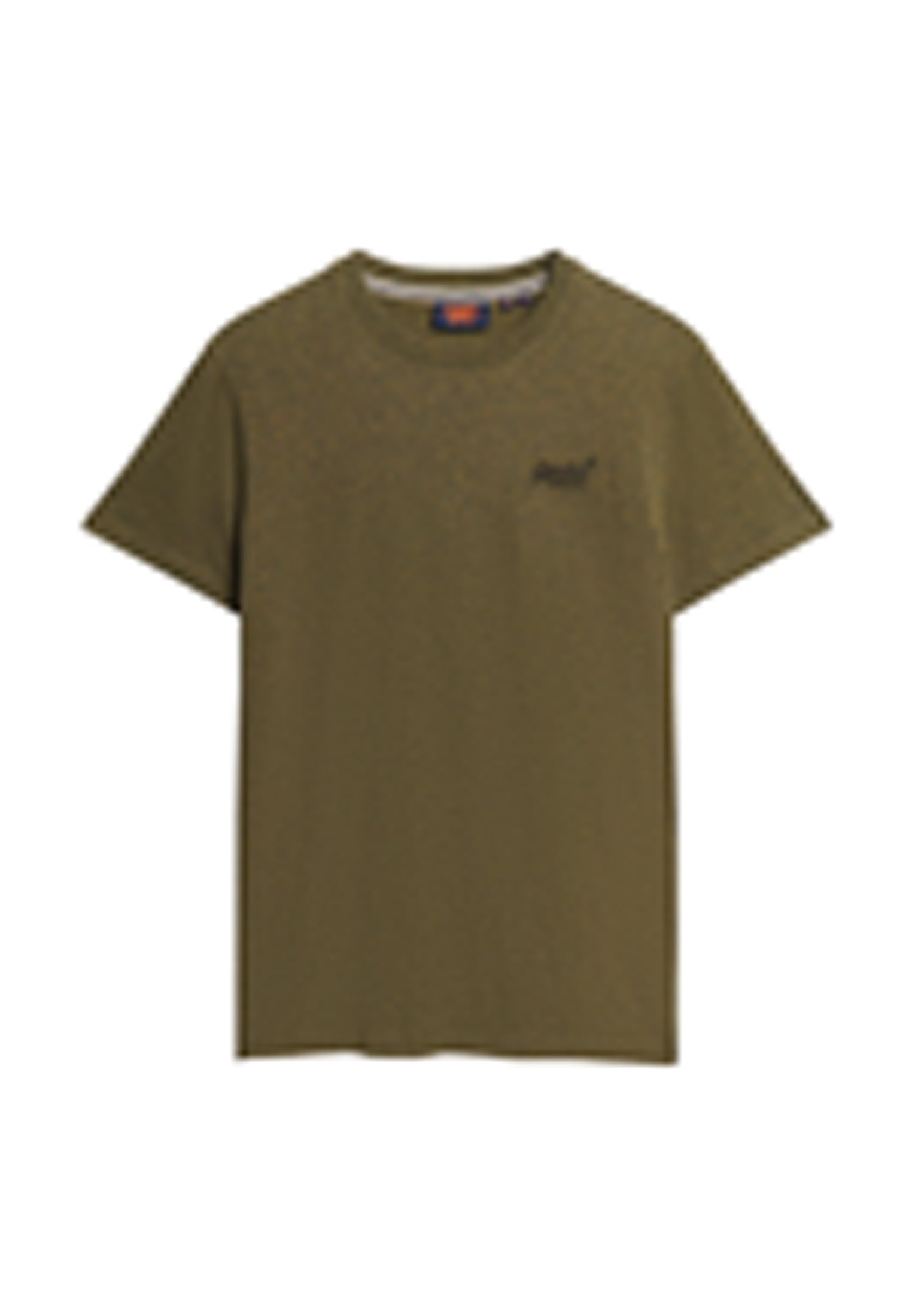 Superdry Men's Olive Fleck Marl Vintage Logo Emb Tee T-Shirt, M