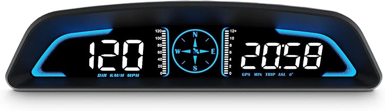 Speedometer, reception of satellite signals, display of speed and other functions, auto head up display, can be used on all vehicles