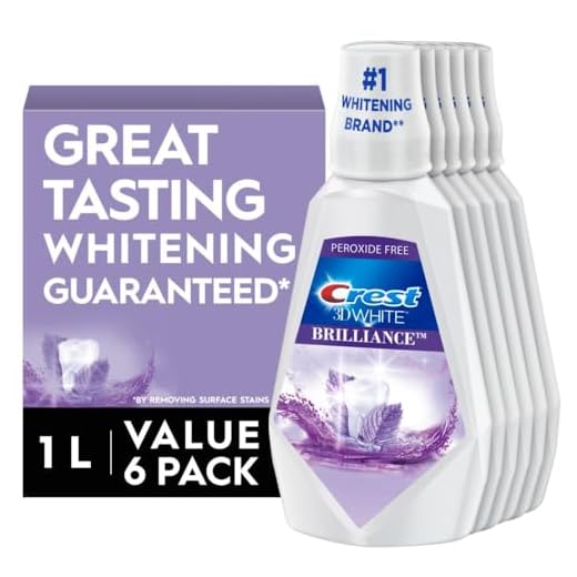 Crest 3D White Brilliance Mouthwash 1L