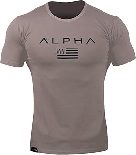 Camiseta deportiva de manga corta para hombre, para fitness, gimnasio, correr, musculación y material elástico y ventilado antisudor.