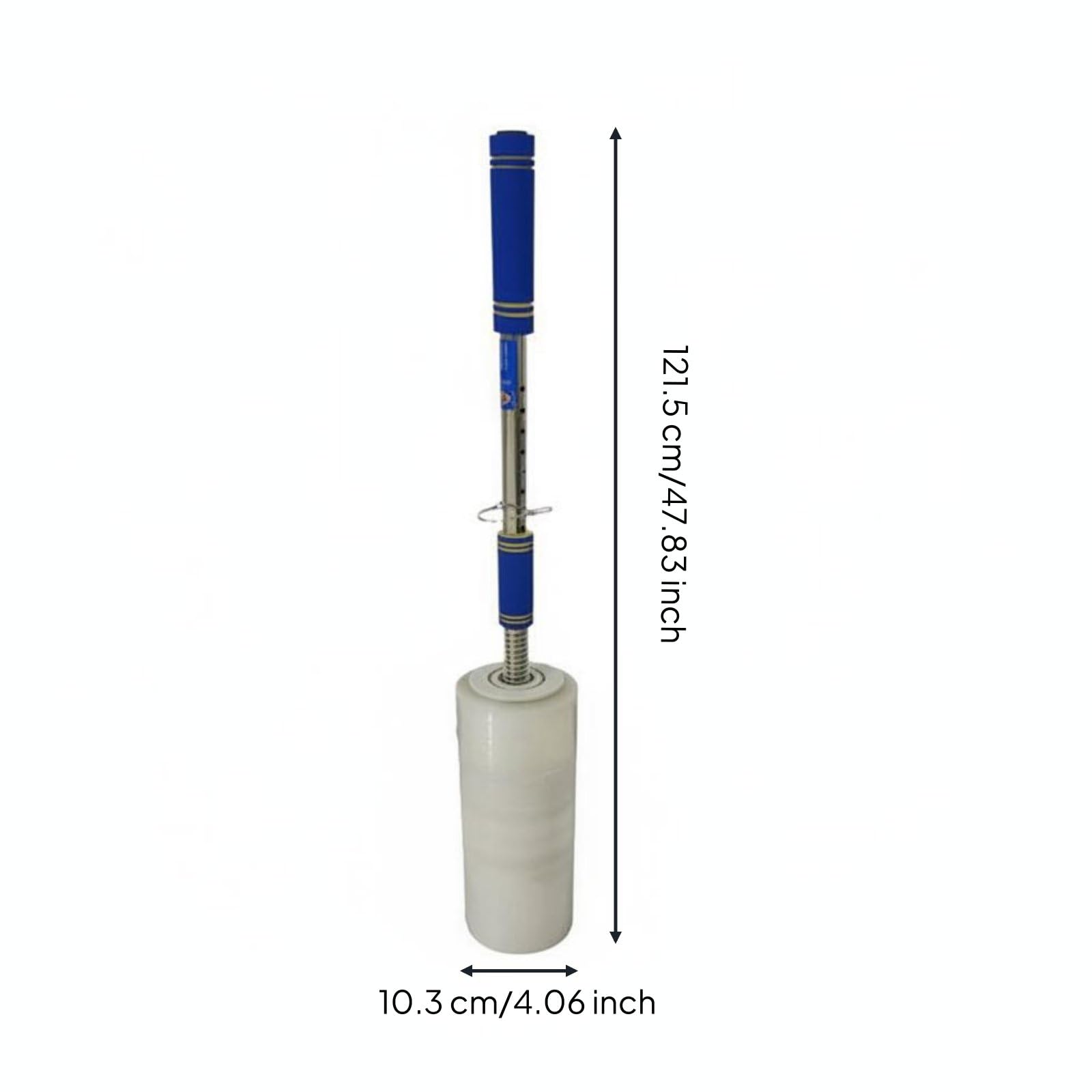 predolo Aplicador Film Extensible Acero Inoxidable Dispensador Manual Emplaye Uso Industrial para Almacén, Fábrica