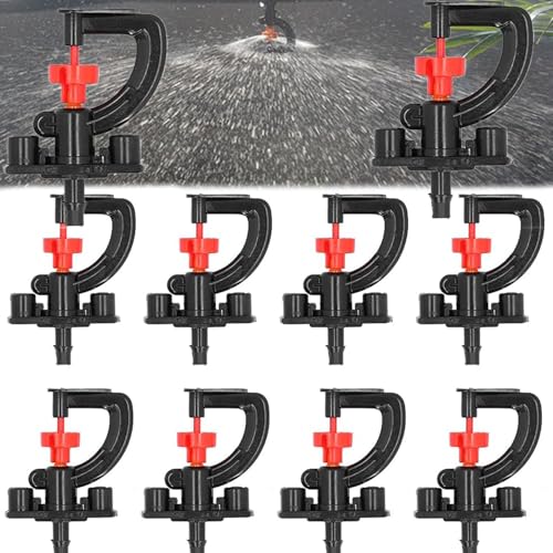 Kodrily 10 Set Drip Irrigation Sprayer Tips, G Type Micro
