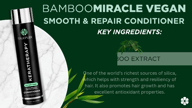 Amazon.com: Trueplex KERATHERAPY Bamboo Miracle Smooth & Repair
