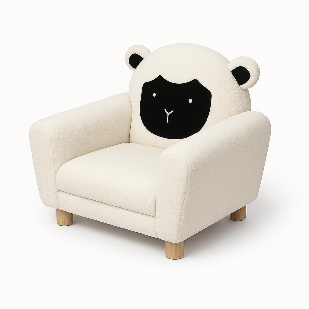 Atmosphera - Fauteuil Enfant Mouton bouclettes
