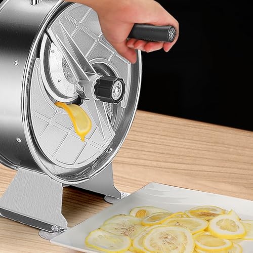Cortadora manual ajustable de acero inoxidable para alimentos miniatura 4