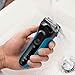 Braun Shaver Series 3 3040s (Japanese Import) Electric Shaver, Wet and Dry Electric Razor for Men with Pop Up Precision Trimmer, Rechargeable and Cordless Shaver (Black/Blue)