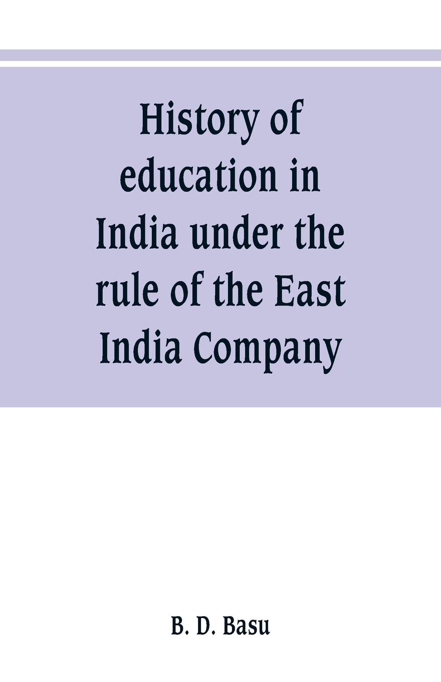 History of education in India under the rule of the East India Company