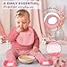 Tommy Bahama 5-Piece Baby Girl Layette Set - Footsie, Shirt, Pants, Bib, and Socks Bundle for Infants and Babies (Pink, Size 18M)
