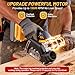 YEARTOP Cordless Cut Off Tool 3 Inch for De-Walt 20V MAX Battery, Mini Circular Saw 19500RPM with Adjustable Depth, 5 Blades for Metal, Wood, Plastic and Tile(No Battery)