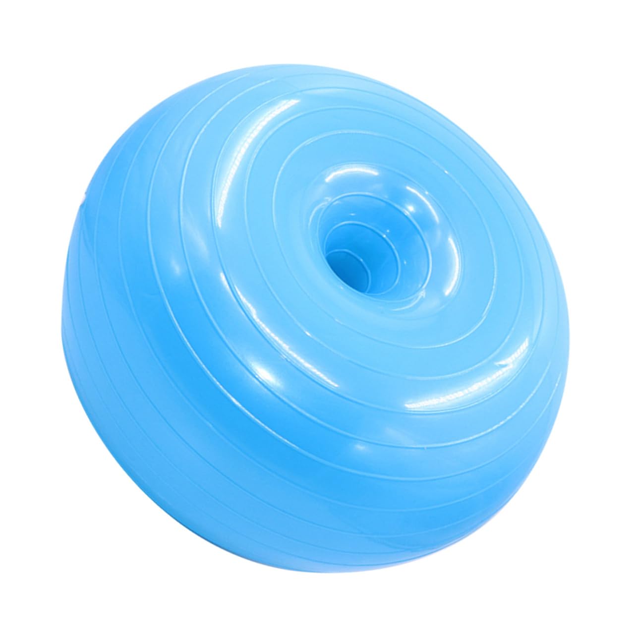 Toyvian Gymnastikball Yoga Ball PVC Platzsicherer Balance Trainingsball mit Luftpumpe für Pilates und Fitness Zuhause