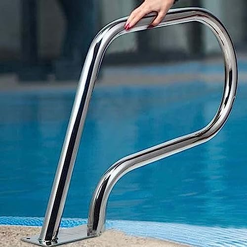 Pasamanos para piscina de acero inoxidable, 3 curvas, completo miniatura 2