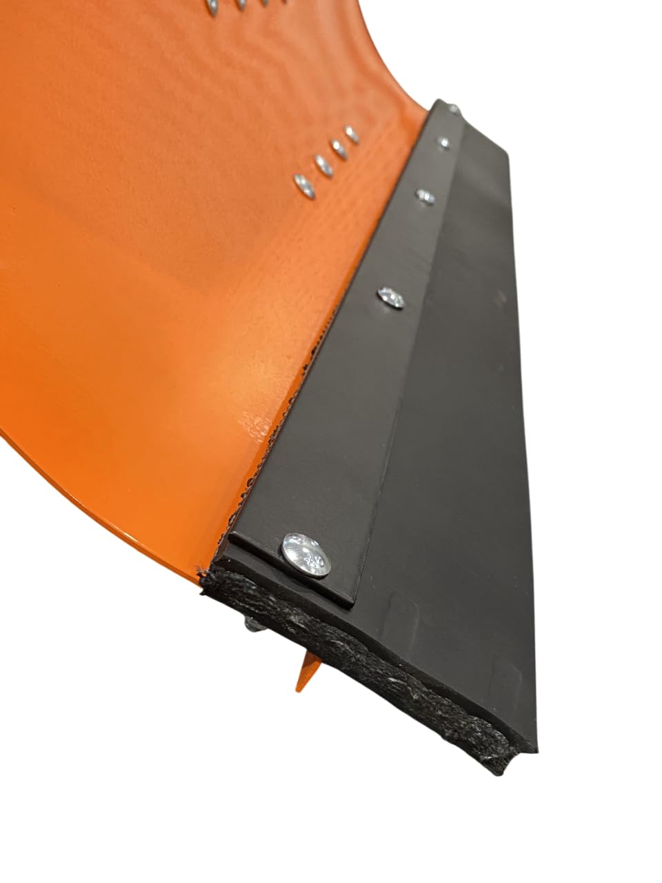 SRM Design Schneeschieber Schneeschild Schneepflug Räumschild Universal für Einachser und Rasentraktor Orange Breite 125 cm x Höhe 40 cm 5-stufig schwenkbar verstellbar