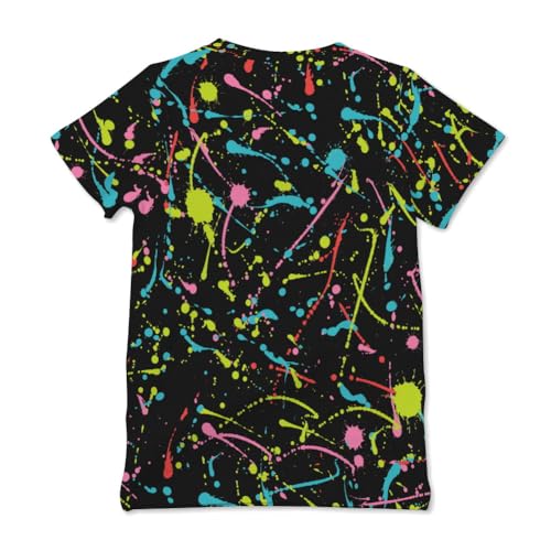 Image of Ainuno Graphic Tees for Boys Girls Kids 7-14Y, Summer Short Sleeve T Shirt Cool 3D Print