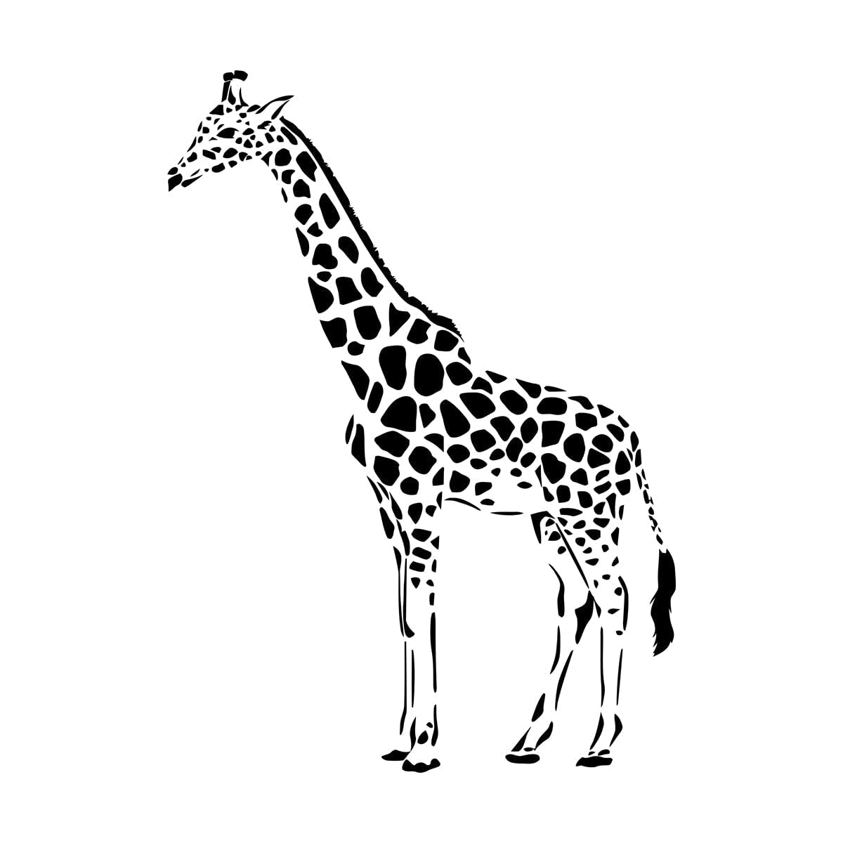 Kids Room Wall Decal Animal Giraffe Wall Sticker Safari Nursery Decor Removable Vinyl Art Cartoon Small - 42x57cm โ image 1
