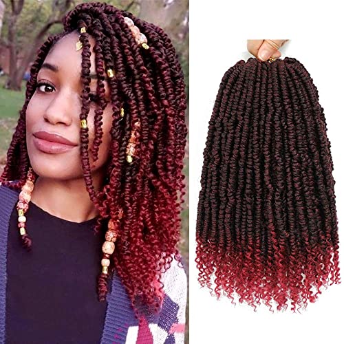 Bomb twist hair spring twist crochet hair passion twist crochet braids braiding hair 18 inch