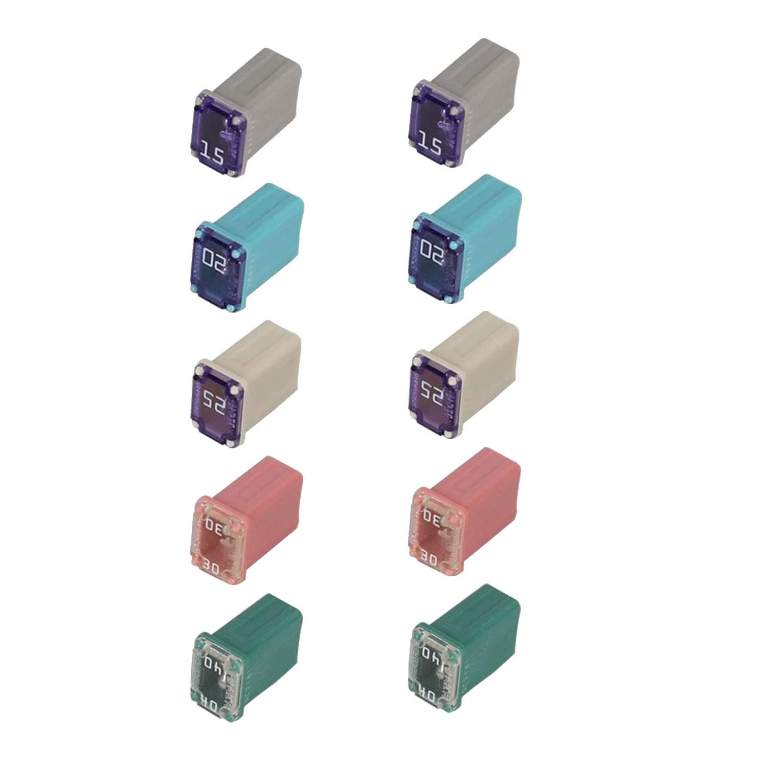 10 pcs Automotive MCASE Mini Box Shaped Cartridge Fuse Kit for Cars, Trucks, and SUVs-image-15
