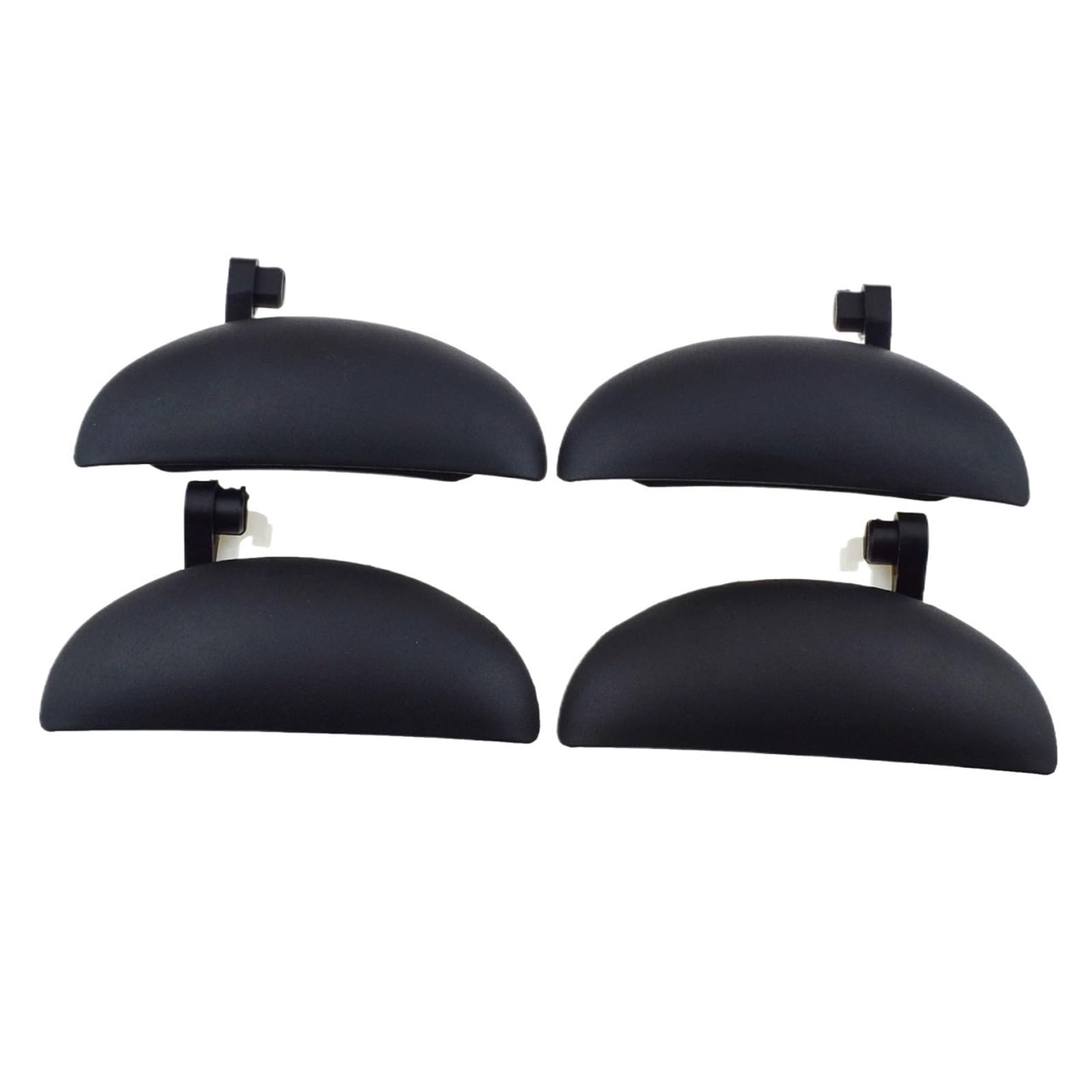DUHNXUJ Car Door Handle for Peugeot 107 1/2/4 Pcs Outside Door Handle(4 Pcs Front Rear Kit)