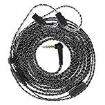 2M 2pin IEM Cable,2-Meter Long Earbud Cords with Silver-Plated Headphone Extension Cable Compatible with Moondrop CHU II,for Truthear Hexa/Zero/Pure,KZ ZST/ZST-X/AS10 (Black, 2PIN 3.5MM with Mic)