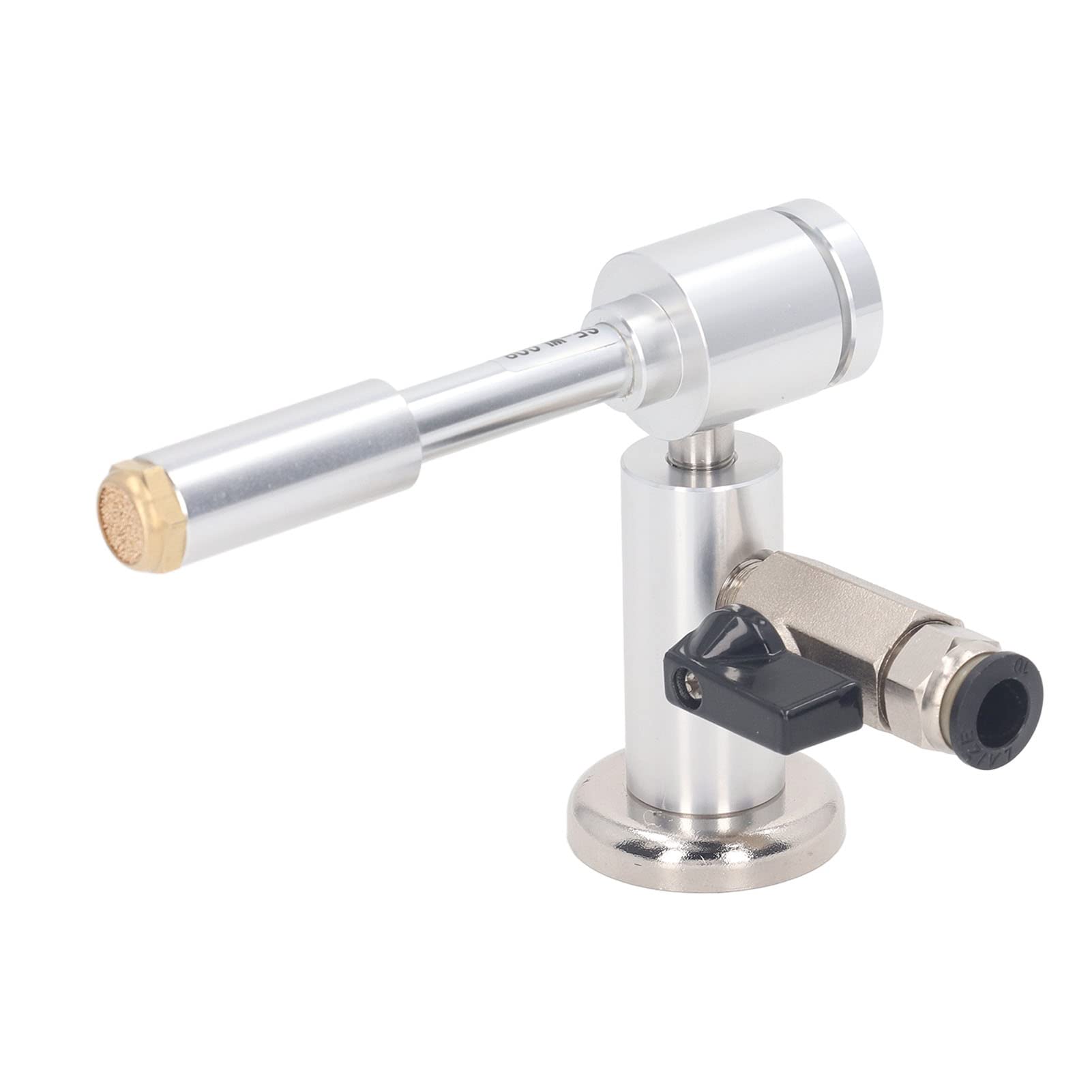 Juego de pistola de enfriamiento de aire frío para procesamiento industrial de metales y madera: incluye tubo flexible de doble extremo, conectores, válvula y base magnética, con