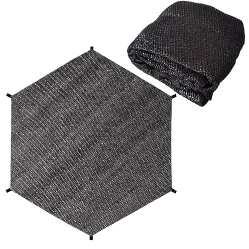 Trampoline Shade Cover - Sunshade Trampoline Canopy Cover | Cool and Breathable Protective Tool | Mesh Material Protective Tool for Picnics, Backyards, Community Events
