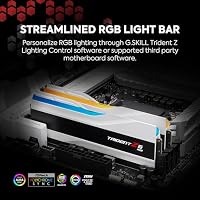 DIMM 32 GB DDR5-6000 (2X 16 GB) Dual-Kit (weiß, F5-6000J3636F16GX2-TZ5RW, Trident Z5 RGB, Intel XMP) – Ansicht 3