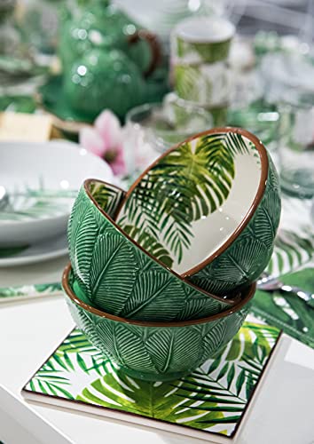 Bols en céramique Excelsa Foliage durables pour micro-ondes - 5