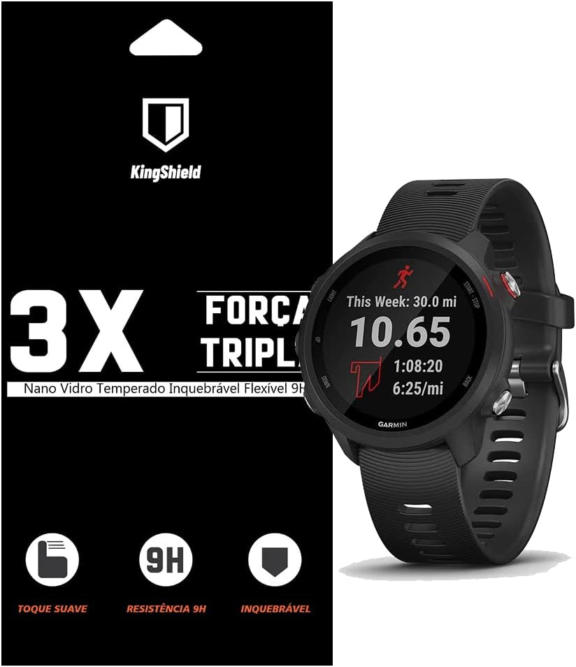 Film Protecteur En Verre Trempé Pour Garmin Forerunner 945 – Avec Protection De Bracelet, Neuf