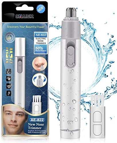 Cortapelos nasales, sin dolor para hombres y mujeres, cortapelos nasales y orejas, motor silenciador y fácil de limpiar
