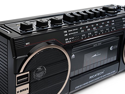 Ricatech PR85 - Terug naar de jaren 80 PR1980 Ghettoblaster Verenigd Koninkrijk Zwart - Image 4