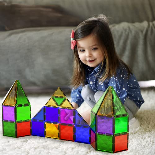 Bloques magnéticos educativos STEM para bebés, aprendizaje creativo sensorial Montessori de 36 piezas 6
