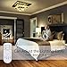 Modern Crystal Chandelier Dimmable Flush Mount Ceiling Light with Remote Control Color Temperature Adjustable LED K9 Crystal 2-Square Mini Ceiling Lamp, 120lm/w CRI>80 3000k/4000k/6000k, Chrome