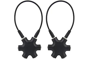 Multi-Headphone Splitter: Connect Up to Five Headsets