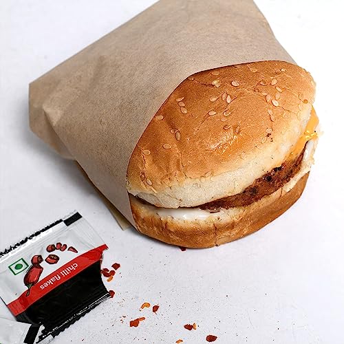 Image of Multipurpose Food Wrapping Paper 9+1 Meter (Greasproof) Food Grade Non Stick Microwave Safe Keeps Food Fresh - Brown Paper (Pack of 2) (9+1 Meter)