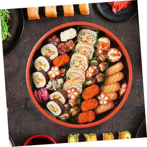 Plato Japonés para Sushi Redondo 24.5 cm miniatura 6