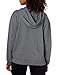 Calvin Klein Performance Women's Eco Fleece Hoodie, Black Heather, Medium