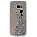 Produktbild Galaxy S6 Edge Hülle, Funluna Transparent Weiche TPU Silikon Handyhülle Schmetterling und Mädchen Muster Hülle [Crystal Klar] TPU Bumper Case Schutzhülle für Samsung Galaxy S6 Edge