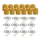 Set of 12 Engine Motor Oil Filters For Lexus Toyota 4Runner FJ Cruiser GS200t GS300 GS350 GS450h