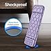 Fintie Protective Case for Apple TV Siri Remote 2021 2022 - Honey Comb Lightweight Anti Slip Shockproof Silicone Cover for Apple TV 4K / HD Siri Remote Controller (2nd Gen / 3rd Gen), Lilac Purple