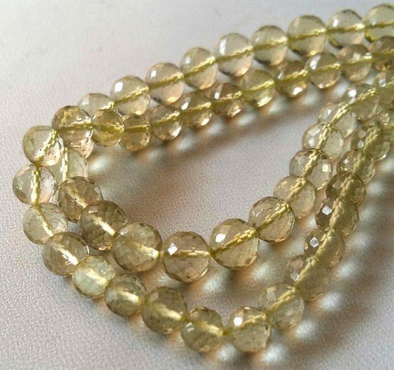 Quartz citron perles facettées LKBEADS de qualité supérieure pour bijoux fins