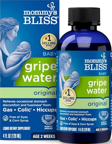 Image of Mommy's Bliss Gripe Water Original, Infants Ages 2 Weeks+, 4 Fl Oz | Safe and trusted herbal formula supports gentle digestive comfort during occasional gas, fussiness, and hiccups*