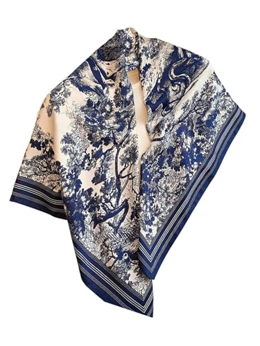 Floerns Women's Floral Square Scarves Wrap Sleeping Neck Hair Bandana Head Scarf