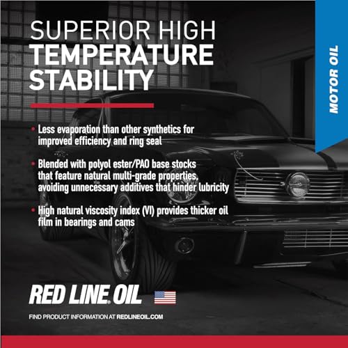 Aceite de motor totalmente sintético Red Line 5W-20 5 galones miniatura 5