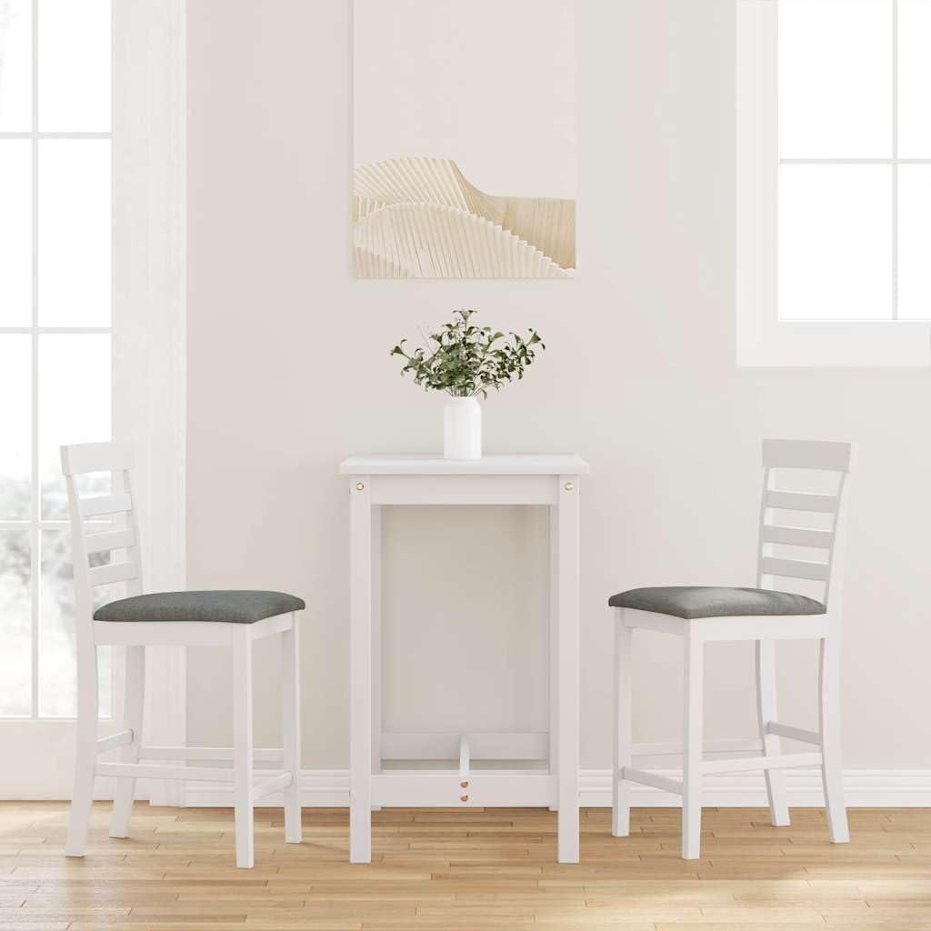 Tabourets de bar ergonomiques blancs pour soulager le dos au comptoir