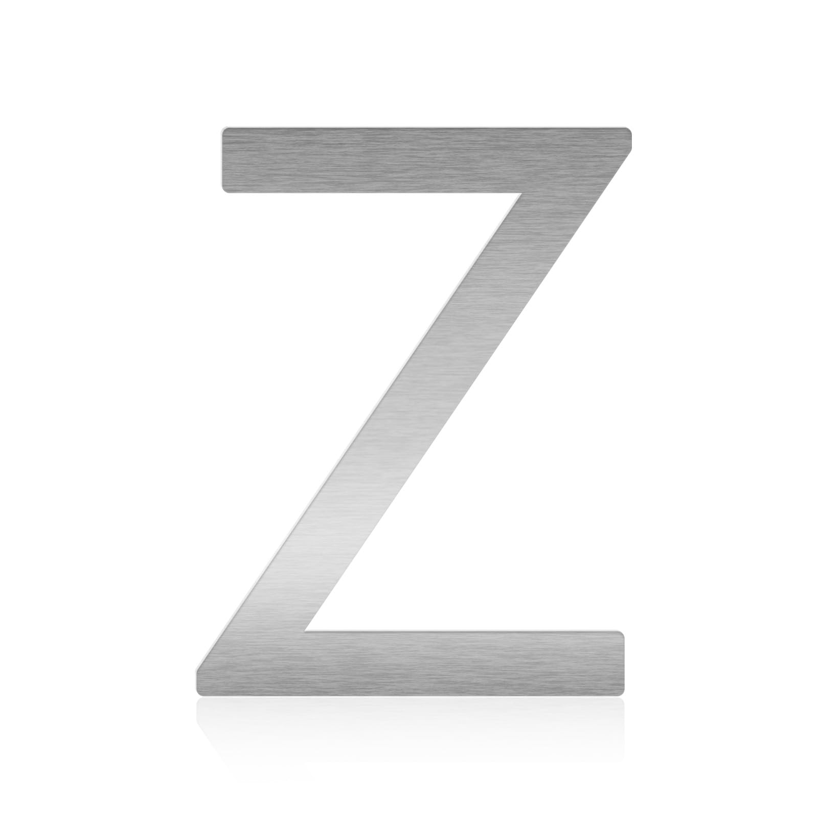 3 Inch Metal Letters, Silver Stainless Steel House Address Mailbox Numbers, Perfect for Home Address Plaques, Door Signs, Office Labels, Custom DIY Crafts Homemade Projects, and Modern Decor(Letter Z)