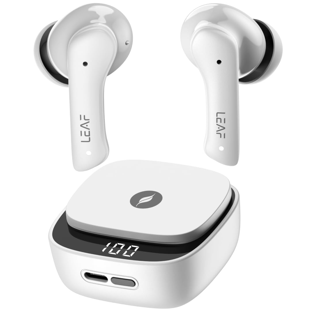 Buds X614 True Wireless ANC in Ear Earbuds with Ai Sound App,Active Noise Cancellation,Transparency Mode,30H Playtime,Quad Mic Enc,40Ms Low Latency,13Mm Driver,Ipx5,Bluetooth V5.3(Pure White)